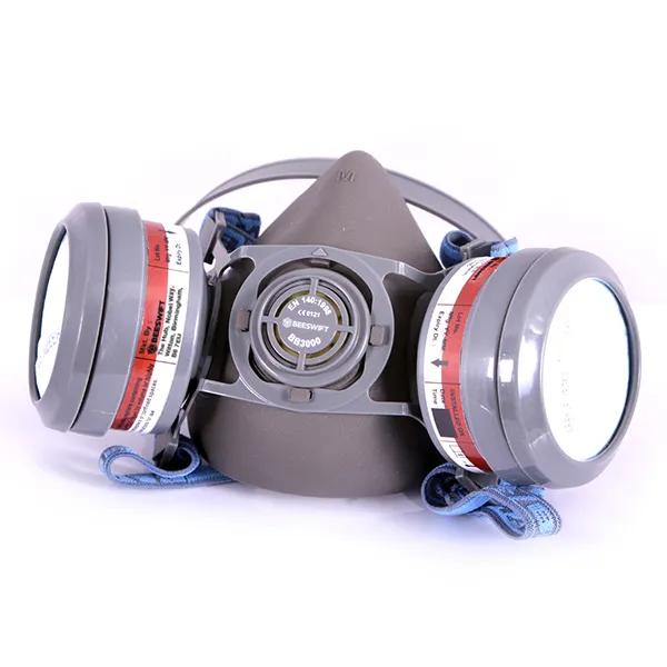 Beeswift Twin Filter Complete Pre-Assembled Respirator with A1P2 Filters — Grey